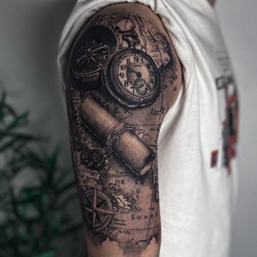 Выбор места для нанесения тату