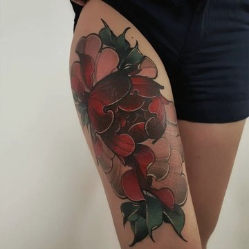 большие татуировки