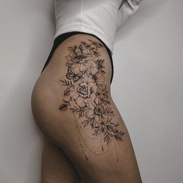 Выбор места для татуировки