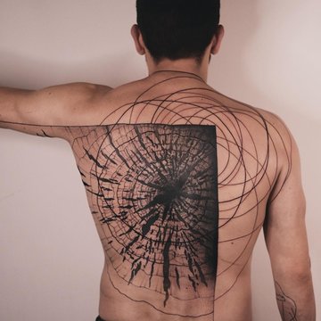 Чоловічі тату на спині