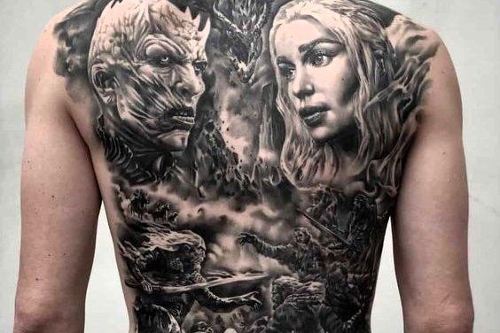 татуювання за мотивами "Гри престолів"