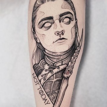 татуювання за мотивами "Гри престолів"