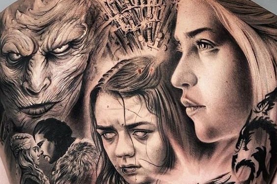 татуювання за мотивами "Гри престолів"