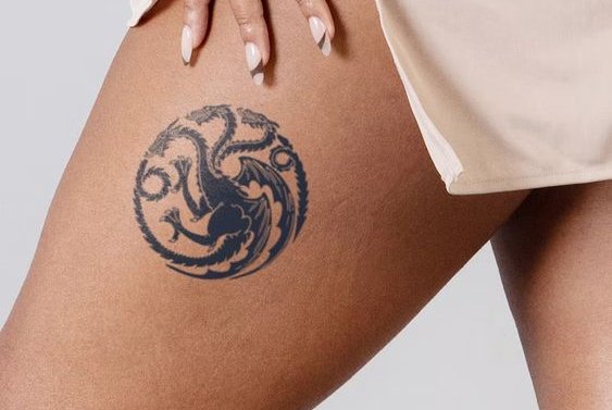 татуювання за мотивами "Гри престолів"