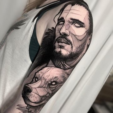 татуювання за мотивами "Гри престолів"