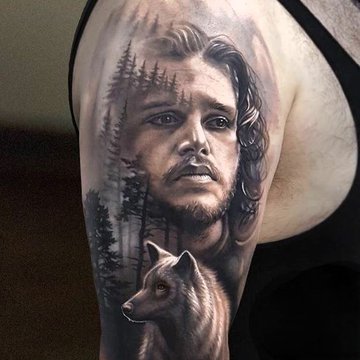 татуювання за мотивами "Гри престолів"