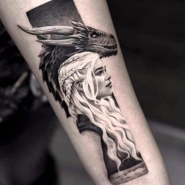 татуювання за мотивами "Гри престолів"