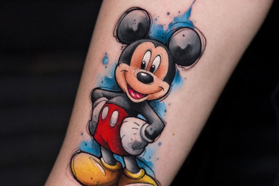 Тату ескізи Міккі Маус