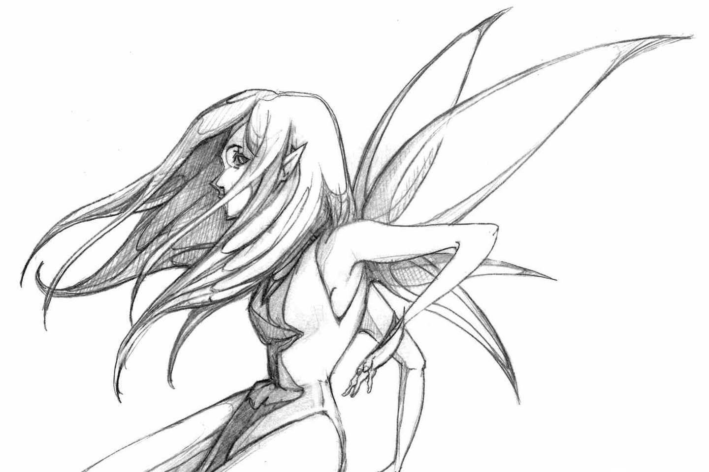 Тату - эскизы фея