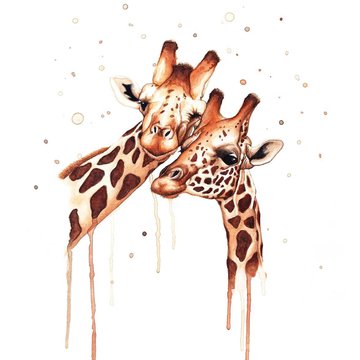 Тату эскизы жираф