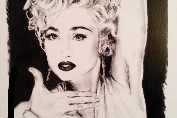 Тату-эскиз Мадонна