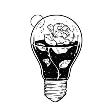 Тату-ескізи лампа