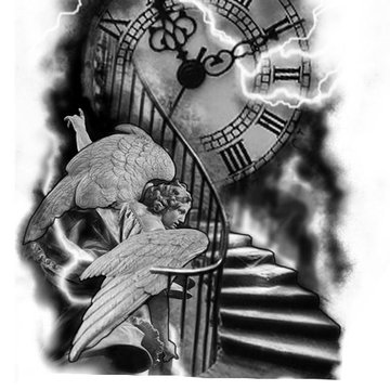 Тату-ескіз сходи