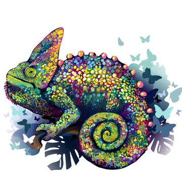 Тату эскизы игуаны