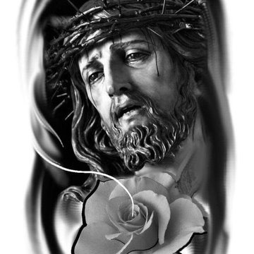 Тату ескізи Ісуса