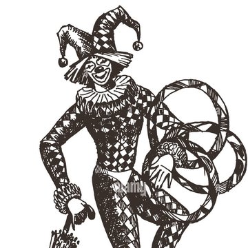 Тату-эскизы "шут"