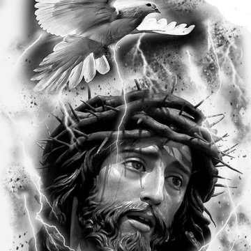 Тату ескізи Ісуса