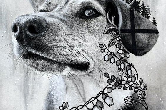 Тату ескізи "Собака"