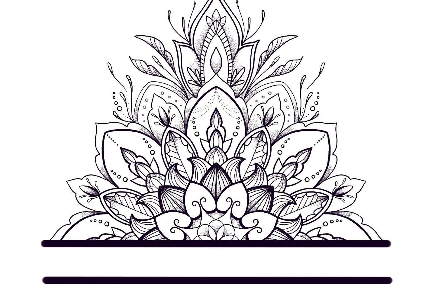 Тату эскизы мандалы