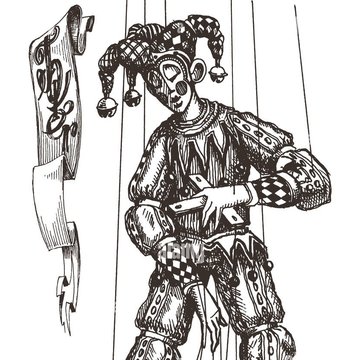 Тату-эскизы "шут"