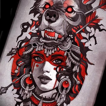 Тату-ескізи "Традишнл"