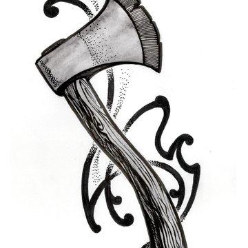 Тату-ескізи "Сокира"