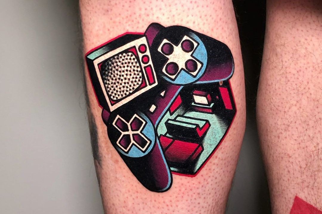 Тату ескіз джойстик