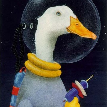 Тату-эскиз гусь