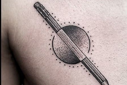 Тату-ескіз олівець