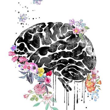 эскиз мозгла для тату