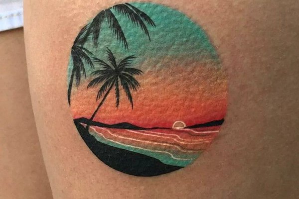 Тату эскизы пальмы