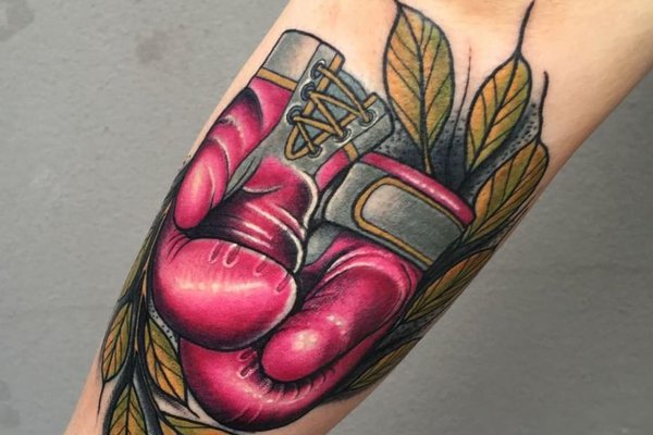 Тату ескізи боксерських рукавичок