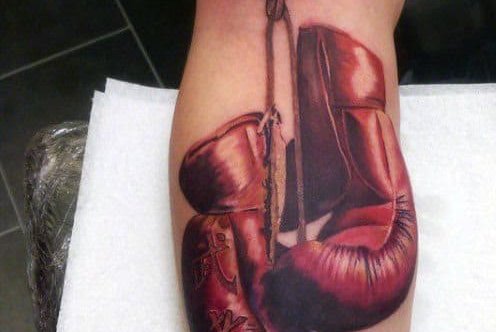 Тату ескізи боксерських рукавичок