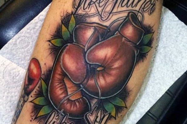 Тату ескізи боксерських рукавичок