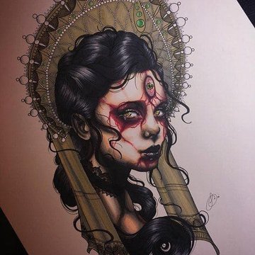 вампир эскиз