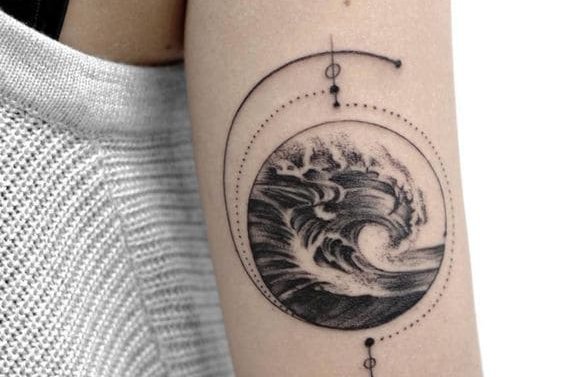 эскиз с волной