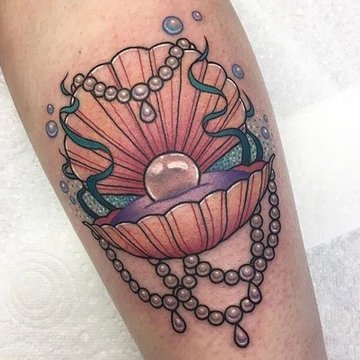 Тату-эскиз Жемчуг