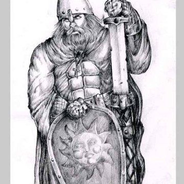 тату-эскиз богатырь