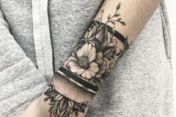 Тату ескіз браслету