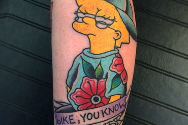 Тату эскизы героев мультфильмов