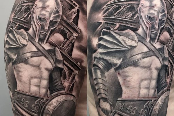 Тату эскизы гладиатора