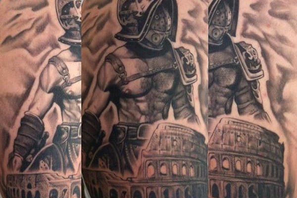 Тату эскизы гладиатора