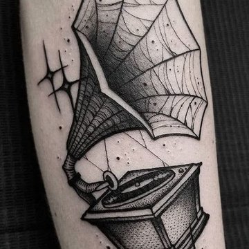 Тату ескізи грамофон