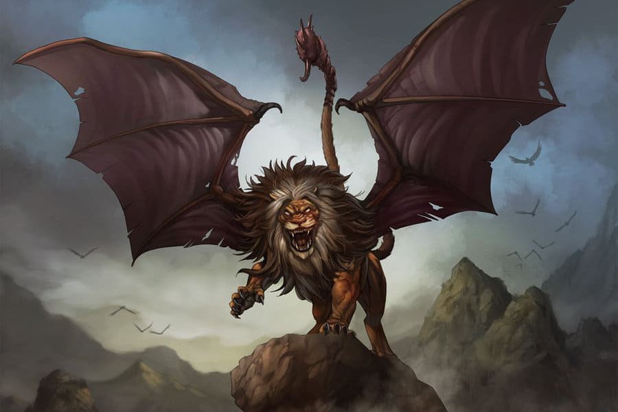 Тату-эскизы химеры