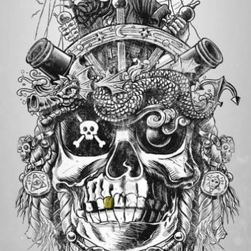 Тату-ескізи "Пірат"