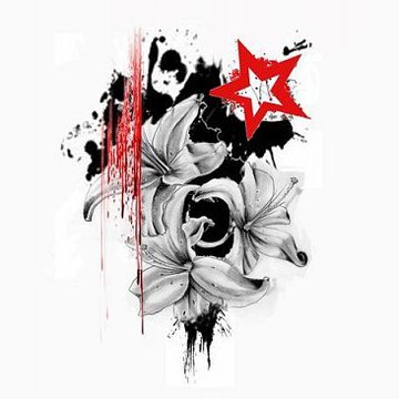 Тату эскизы треш-полька