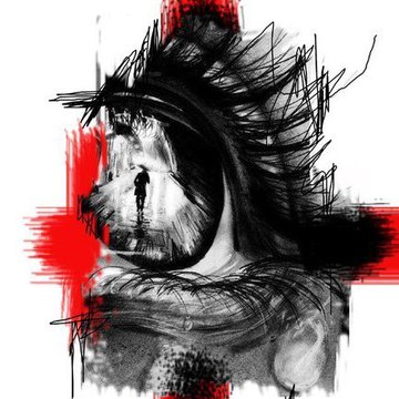 Тату эскизы треш-полька