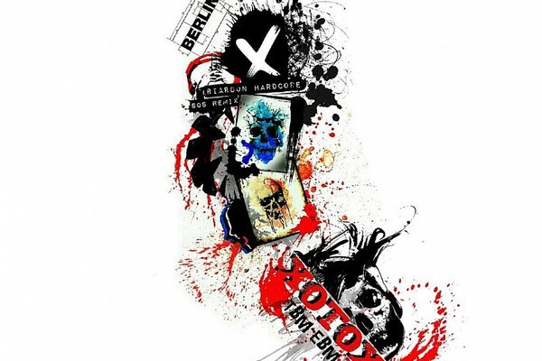 Тату эскизы треш-полька