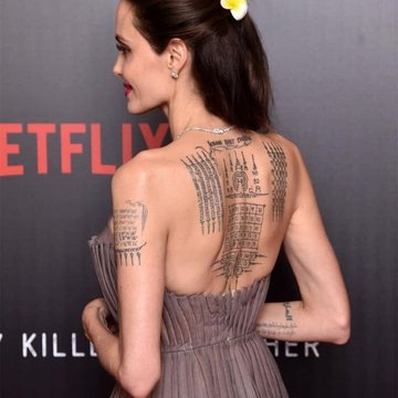 Тату на тілі голлівудської акторки