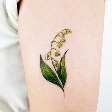 татуювання конвалія